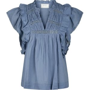 Neo Noir Top Jayla Hemelsblauw dames