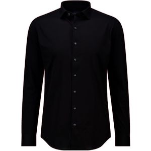 Bomont Overhemd Pique Zwart heren