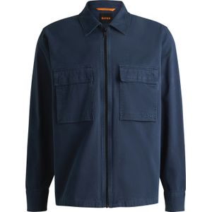 Boss Orange Overshirts Lovel Blauw heren