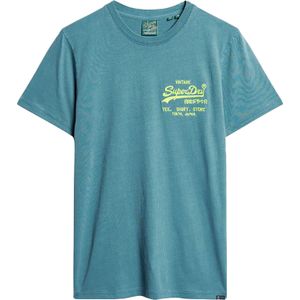 Superdry T-Shirt Vintage Blauw heren
