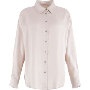MSCW Blouse Butto Beige dames