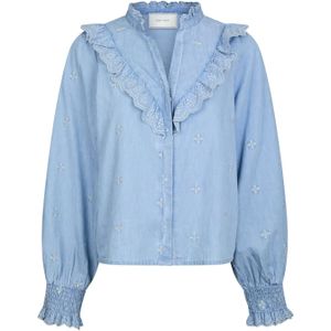 Neo Noir - Blouse Degas - Denim - Dames