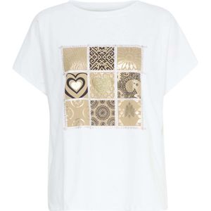 Sorbet T-shirt Katrie Goud dames