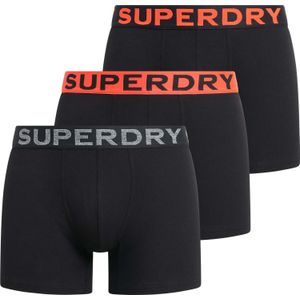 Superdry Boxer Triple-pack Zwart heren