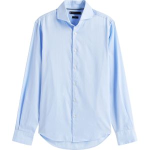 Tommy Hilfiger Overhemd Royal Oxford Blauw heren