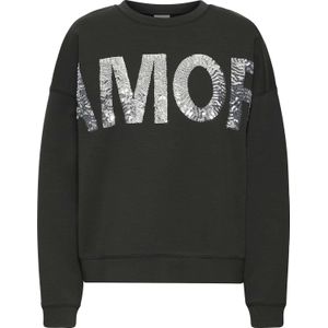 Ichi Sweater Kelicia Zwart dames