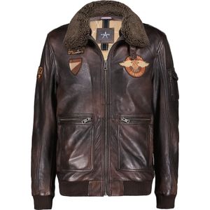 Donders 1860 - Leren Jas - Bruin - Heren