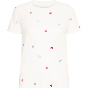 Ichi T-shirt Olya Wit dames
