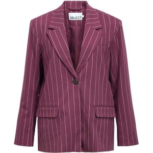 Object Blazer Lisa Bordeaux Rood dames