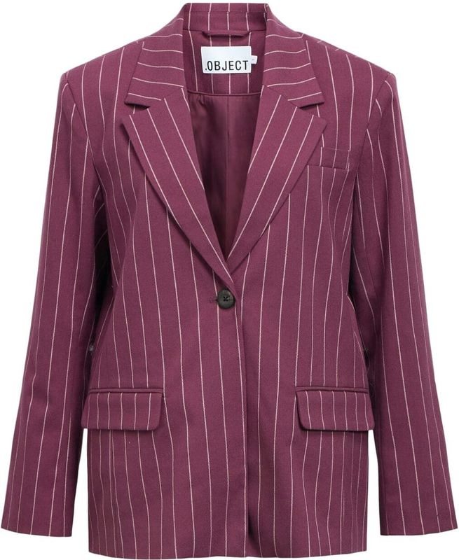 Object Blazer Lisa Bordeaux Rood dames