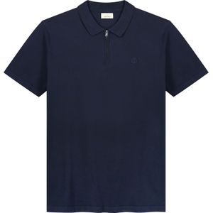 Dstrezzed DS_Dorian Zip Polo Blauw heren