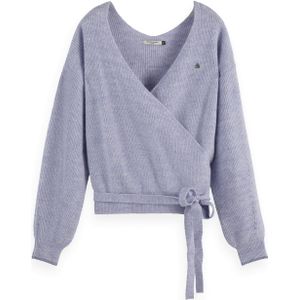 Scotch & Soda - Fuzzy Wrap - Vest - Paars - Dames