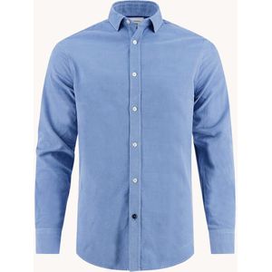 A Fish Named Fred Overhemd Corduroy Blauw heren