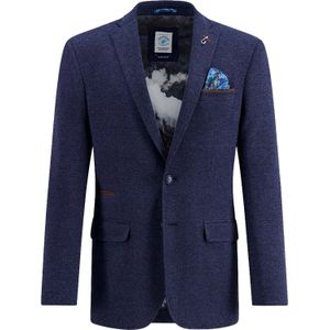 A Fish Named Fred - Blazer Pique - Navy - Heren