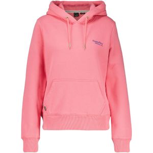 Superdry Essencial logo hoodie Roze dames