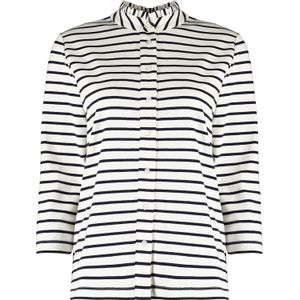 Bloomings Blouse Ruffle Blauw dames
