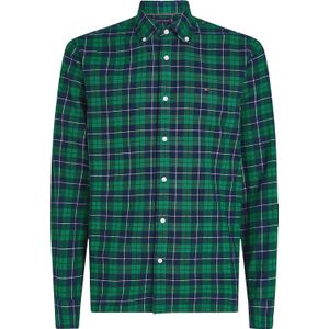 Tommy Hilfiger Overhemd Brushed Easy Groen heren