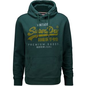 Superdry Hoodie Essential Logo Groen heren