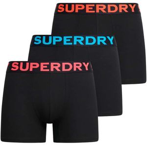 Superdry Boxer Triple-pack Zwart heren