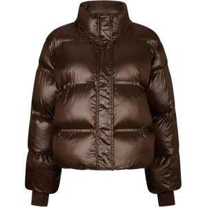 Neo Noir - Rhea Shiny - Pufferjas - Bruin - Dames