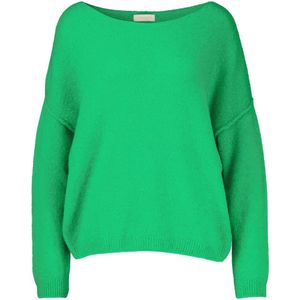 Bomont Trui Mohair Lime Groen dames