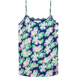 Pom Amsterdam Top Lilies Blauw dames