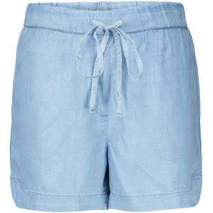 Yaya Short chambray Blauw dames