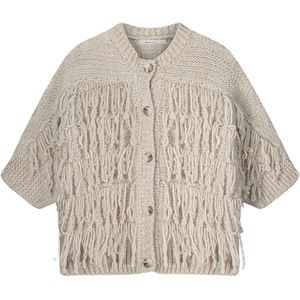 Summum Vest Fringe Wit dames