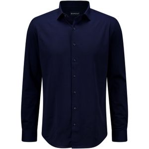 Bomont Overhemd Pique Blauw heren