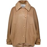 Giacomo - Wollen Cape-jas - Camel - Dames