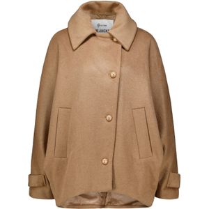 Giacomo - Wollen Cape-jas - Camel - Dames