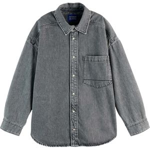 Scotch & Soda Overshirt Zwart dames