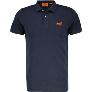 Superdry Polo Essential Donkerblauw heren