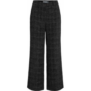 Vila Pantalon Tulira Zwart dames