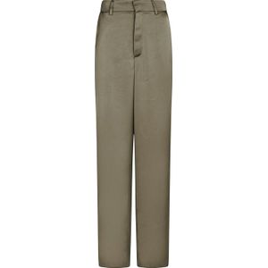 Neo Noir Pantalon Emmett Heavy Sateen Groen dames