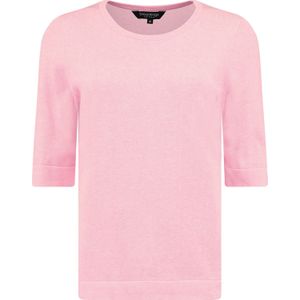 Bloomings Bloomins crew neck pullover s/s Roze dames