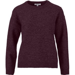 Enjoy - Trui Kringel - Bordeaux Rood - Dames