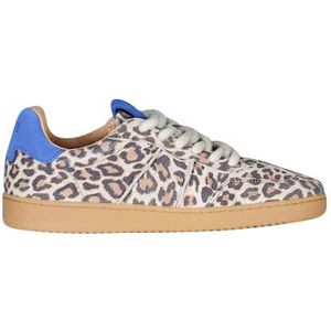 DWRS Sneakers Poona Leopard Bruin dames