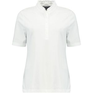 Bloomings stand up woven collar shirt Wit dames