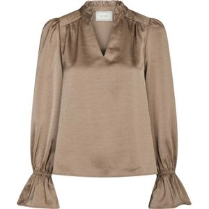 Neo Noir - Blouse Amara - Taupe - Dames