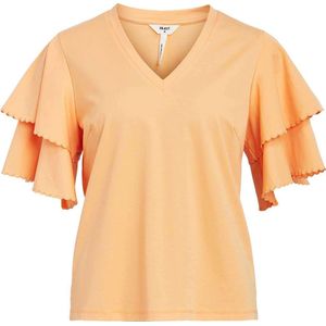 Object T-shirt Anni-li Oranje dames