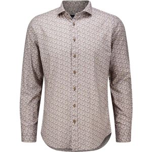 Bomont Overhemd Maes B Print Bruin heren