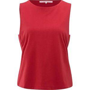Yaya Top met gehaakte mouwdetails Rood dames