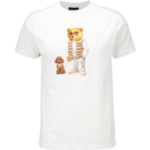 Baron Filou T-shirt Wit heren