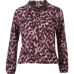 Enjoy Blazer Cosy Bordeaux Rood dames