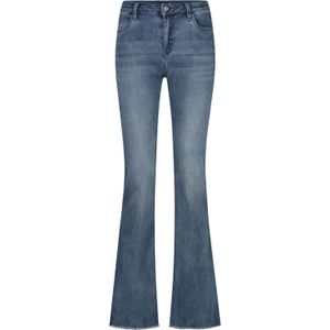 Florez Broek Florez Flared Blauw dames