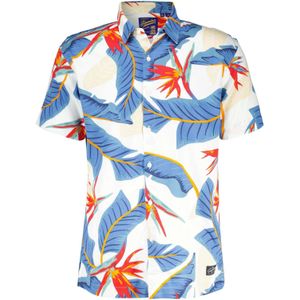 Superdry Overhemd Hawaii Blauw heren