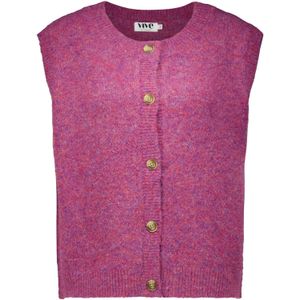 Vive La Femme Vest Amber Mouwloos Bordeaux Rood dames