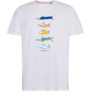 A Fish Named Fred T-shirt Fish Wit heren