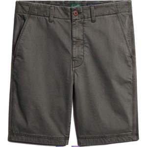 Superdry Short Chino Officer  Grijs heren